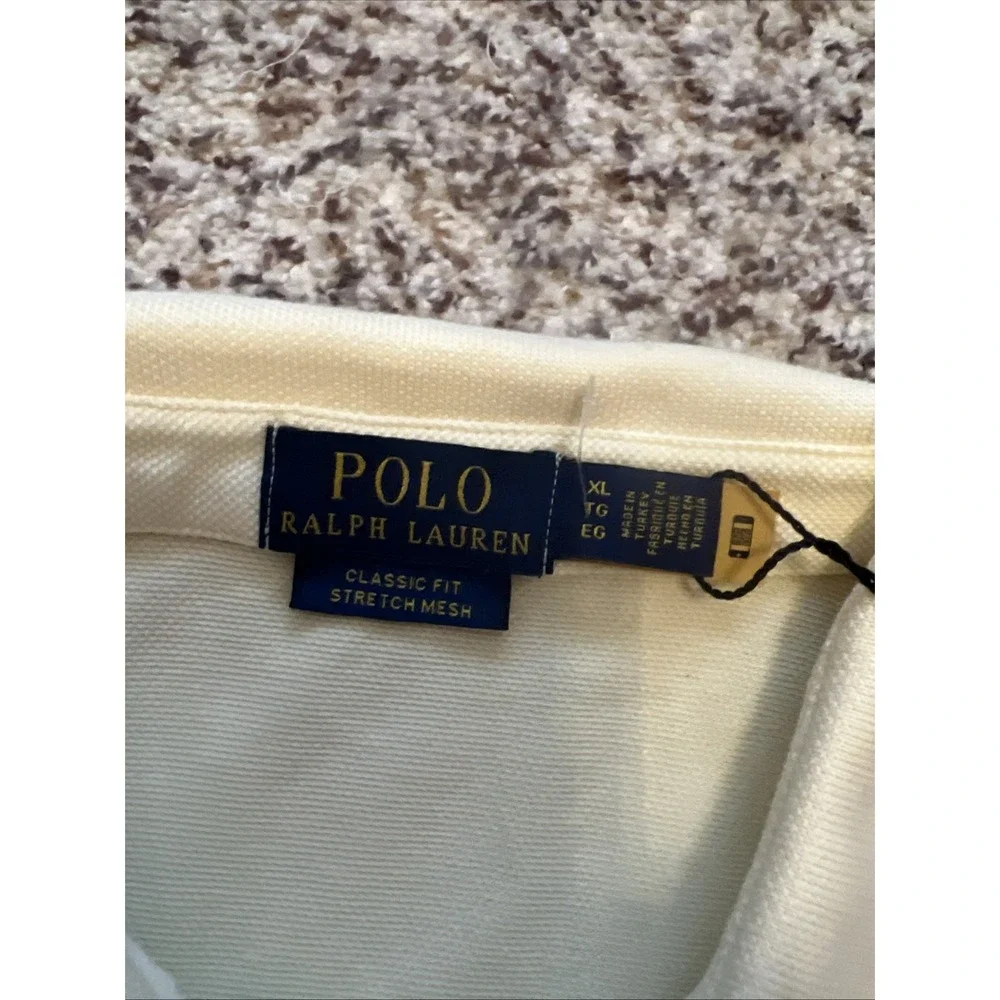 POLO GOLF‎ Ralph Lauren XL Light Yellow NEW Classic Fit Cotton Blend